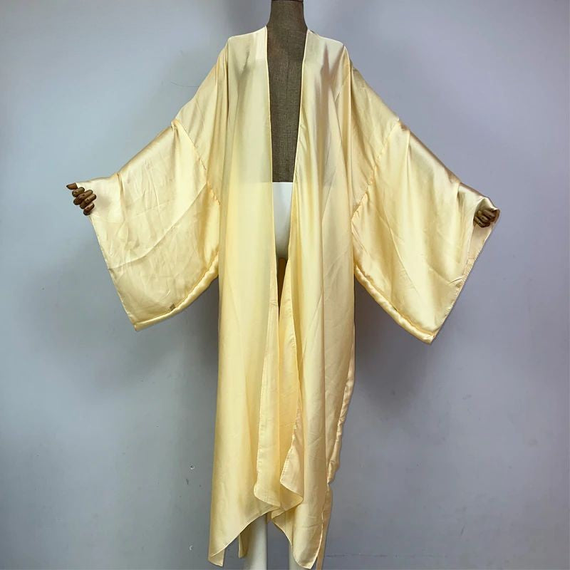 Cream Silk Kimono