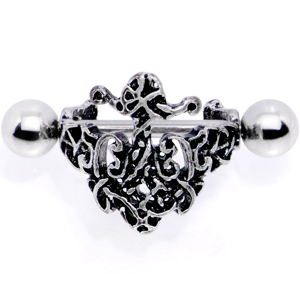 16G 1/2 Rococo Ring Cuff Cartilage Earring