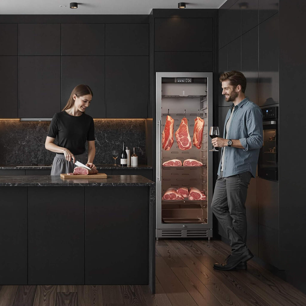 Commercial 12.5 Cu.Ft Dry Aging Fridge For Steaks, Beef, Lamb, And Ham (SAK63584)