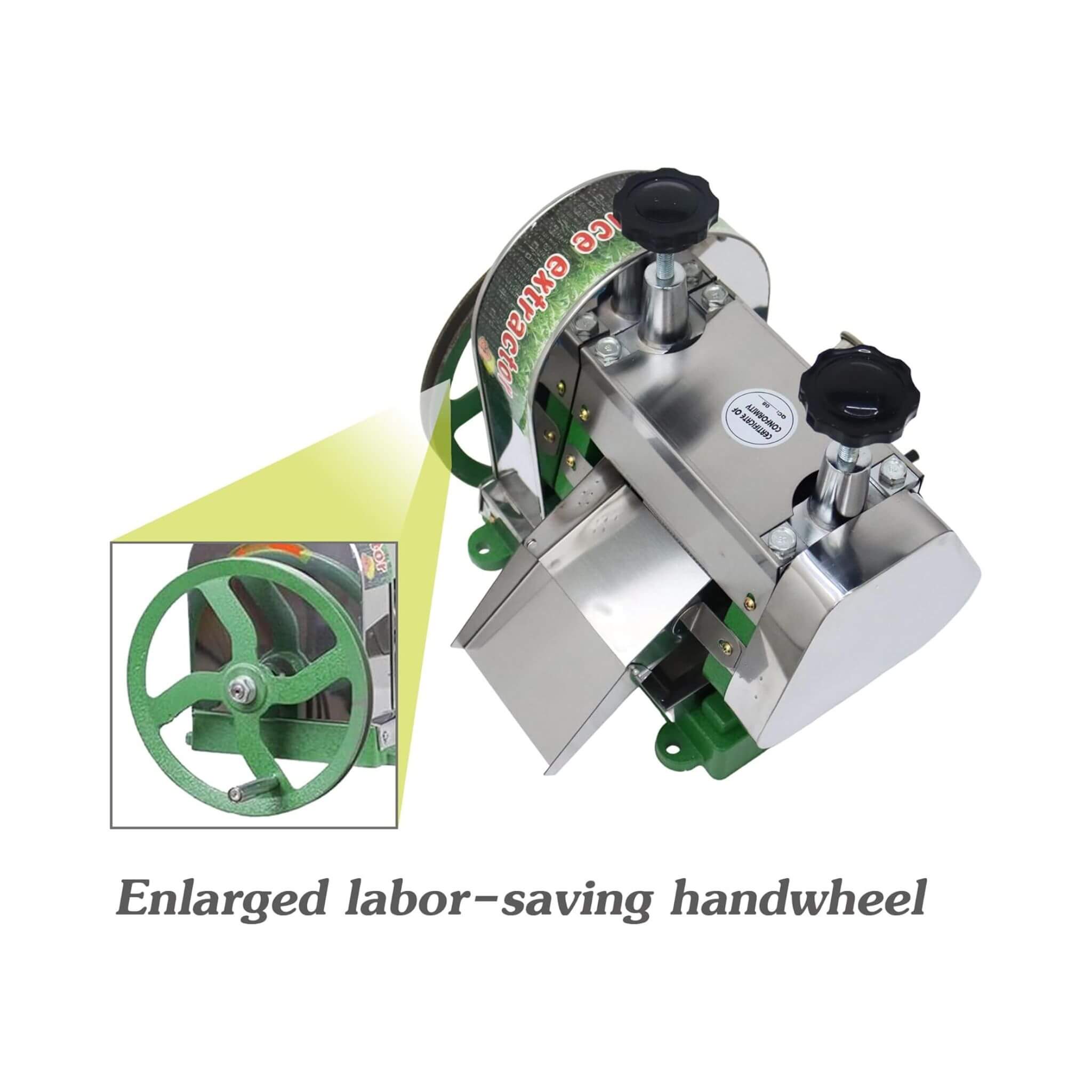 Heavy-Duty Commercial Manual Stainless Steel Sugar Cane Juicer (SAK81426)