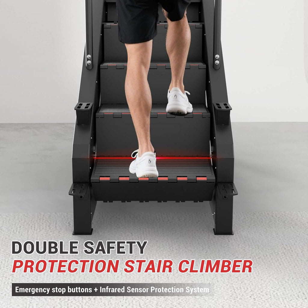 Rovix Commercial Stair Stepper With LED Display And 15 Resistance Levels (SAK91837)