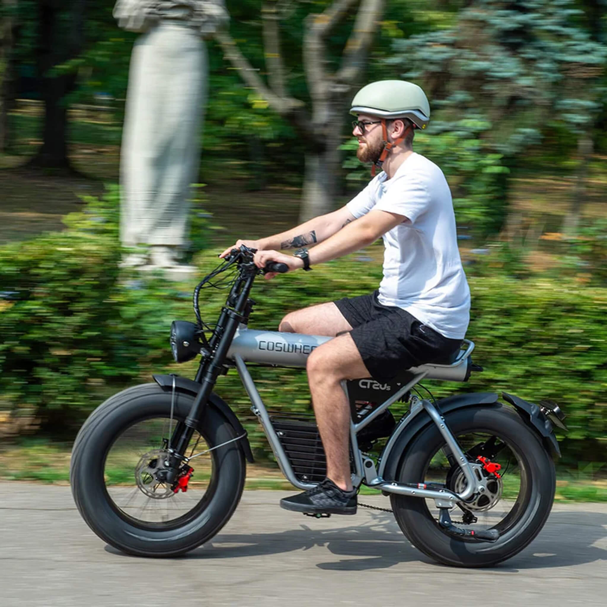 Coswheel CT20S 60V35AH 2000W 7-Speed Full-Suspension Electric Bike (SAK87104)
