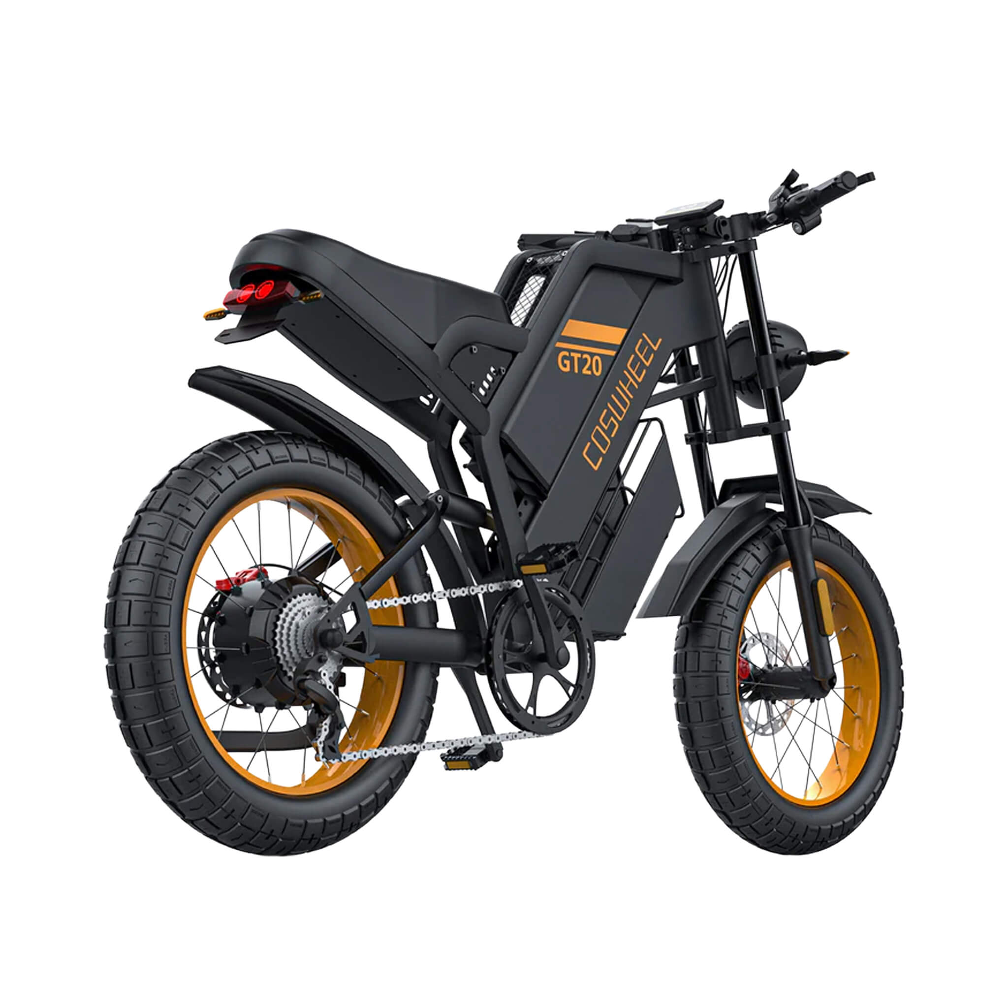Coswheel GT20 48V/25AH 1500W Full-Suspension Fat Tire Electric Bike (SAK64092)