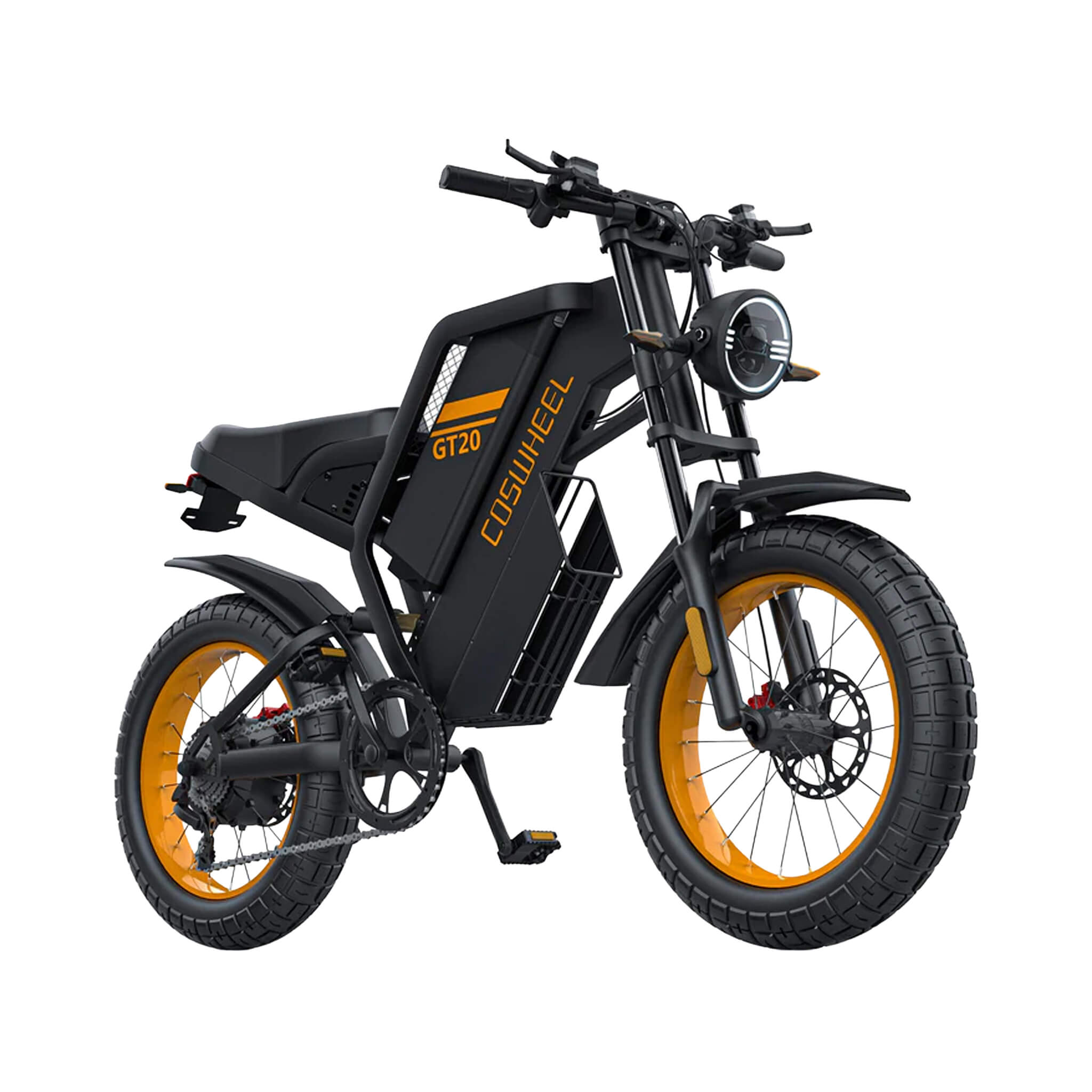 Coswheel GT20 48V/25AH 1500W Full-Suspension Fat Tire Electric Bike (SAK64092)