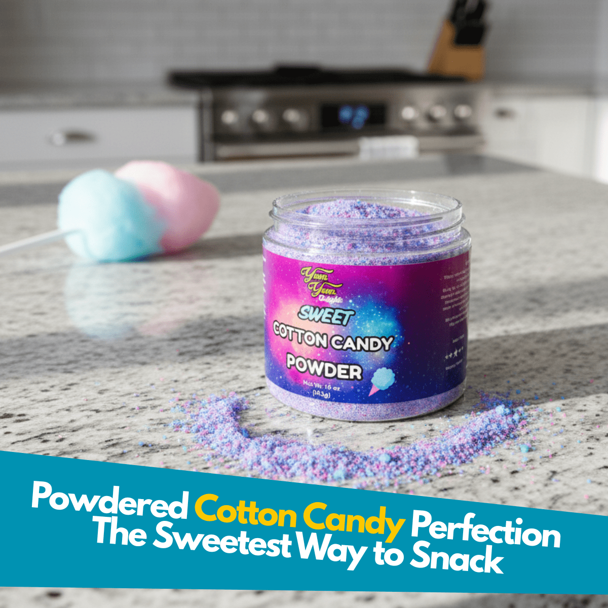 Candy Dipping Powder – Sour Blue Raspberry, Wild Cherry & Cotton Candy | Yum Yum Candy Shop