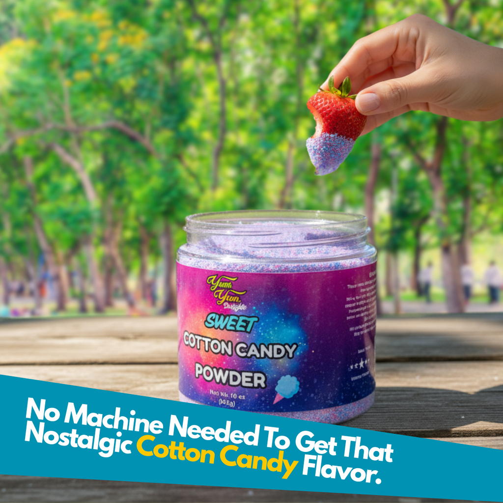Candy Dipping Powder – Sour Blue Raspberry, Wild Cherry & Cotton Candy | Yum Yum Candy Shop