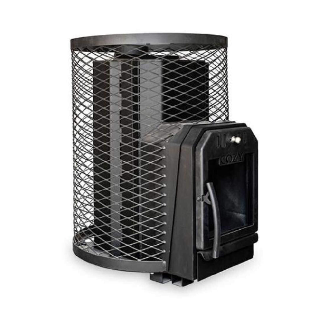 Cozy Heat O Floor Mount Wood-Burning Sauna Stove With Sauna Stones [COZY O] (SAK19475)