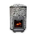 Cozy Heat O Floor Mount Wood-Burning Sauna Stove With Sauna Stones [COZY O] (SAK19475)