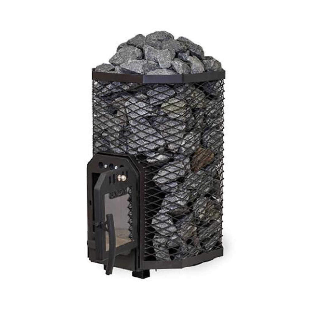 Cozy Heat Wood-Burning Floor Mount Sauna Stove With Chimney Kit And Sauna Stones [COZY] (SAK57382)