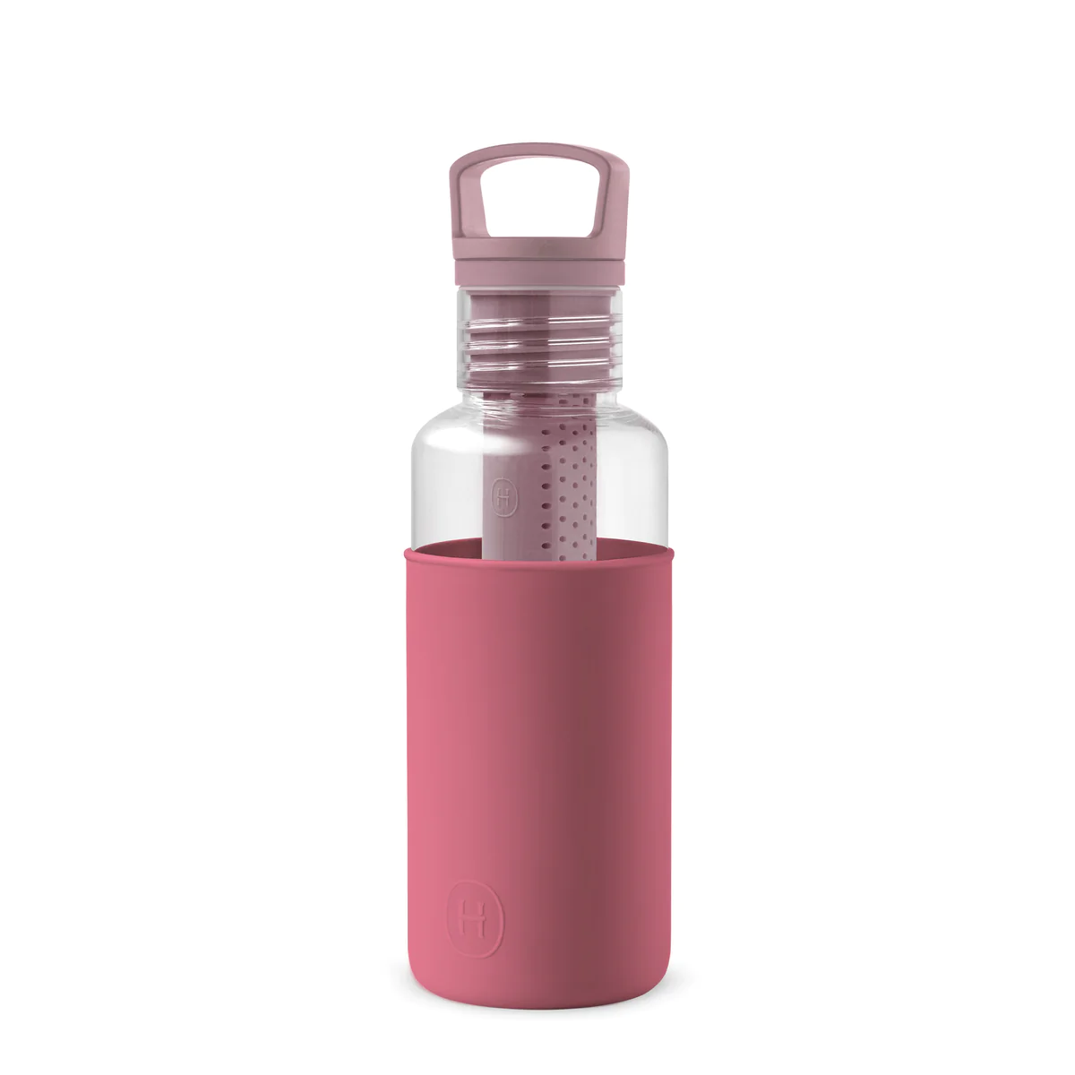 Clear Reusable Water Bottles With Infuser - Clear 20 oz