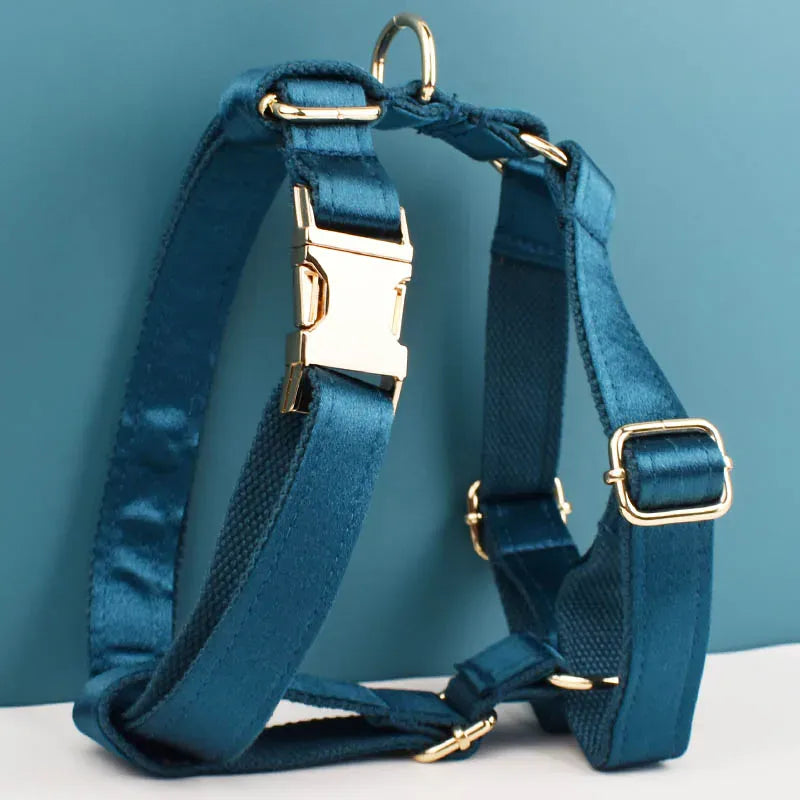 Blue Green Satin Set