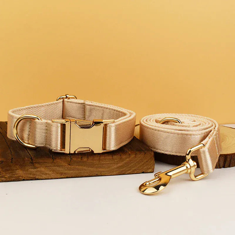 Gold Satin Wedding Set