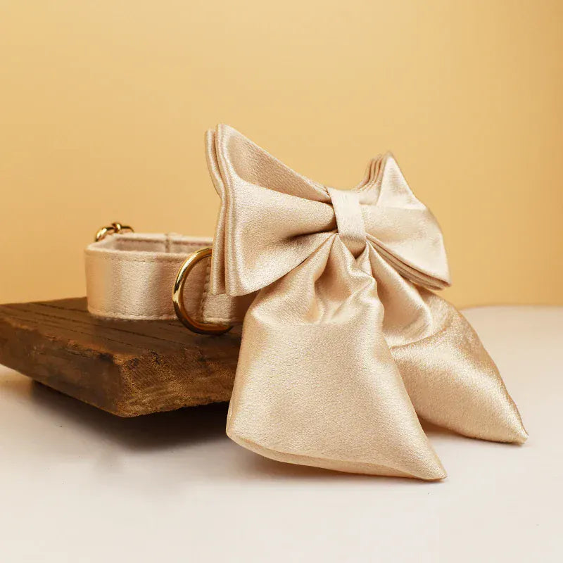 Gold Satin Wedding Set