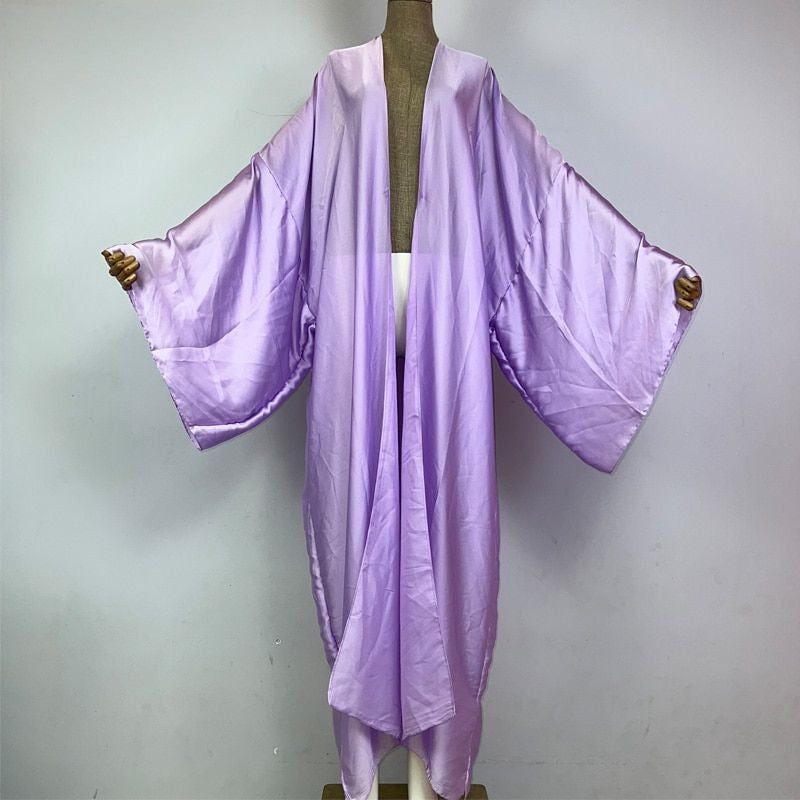 Lavender Silk Kimono