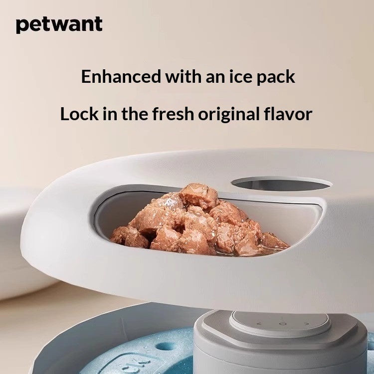 Smart App-Remote Freeze-Dried Snack Can Cat Automatic Feeder