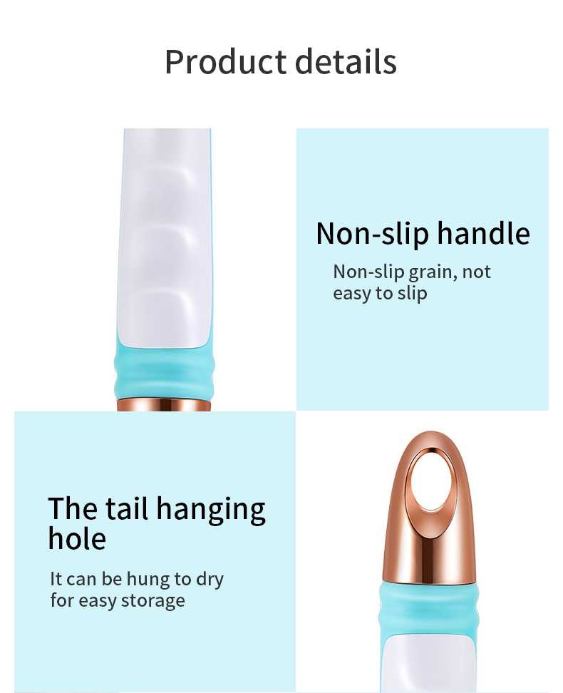 Rechargeable Rotating Bath Brush – 4 Heads, 2-Speed Body Scrubber