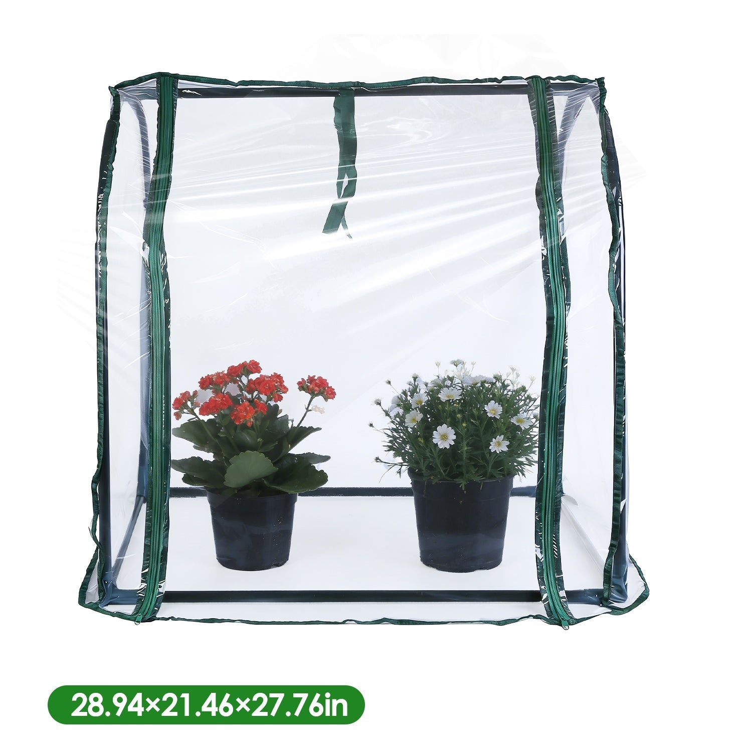 28.94" x 21.46" x 27.76" Tabletop Mini Greenhouse Portable Greenhouse for Spring Indoor Outdoor Garden Tent for Seed Starting Plant Protection Gardeni