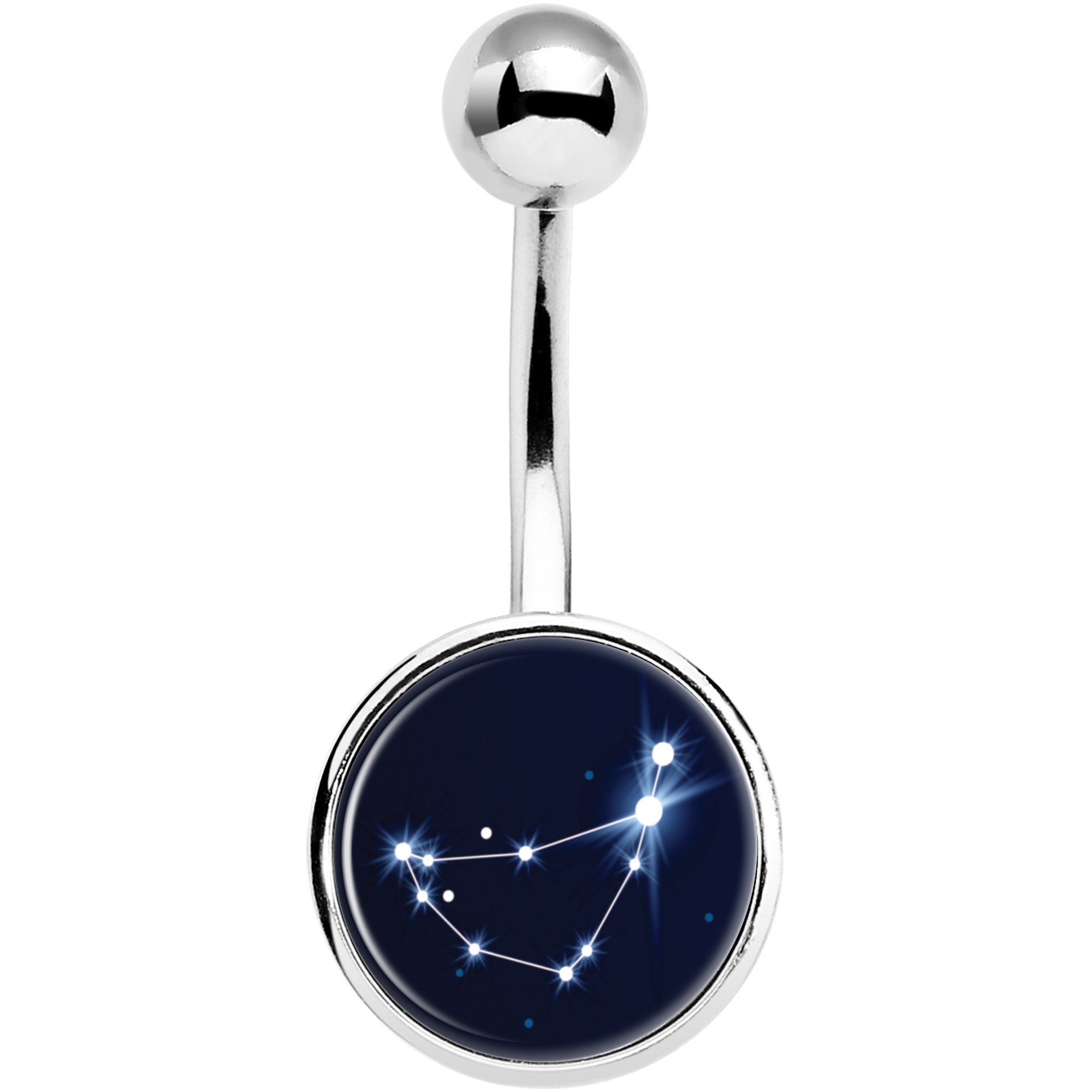 Zodiac Constellation Capricorn Belly Ring