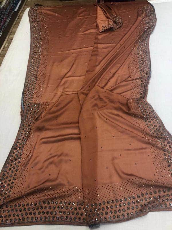 Designer Satin Silk Saree
