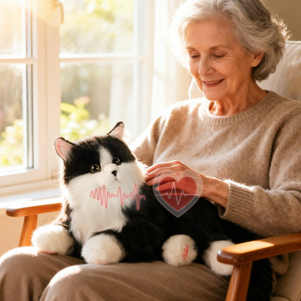 Percy Robot Cat - Interactive Emotional Support Pet Weighted