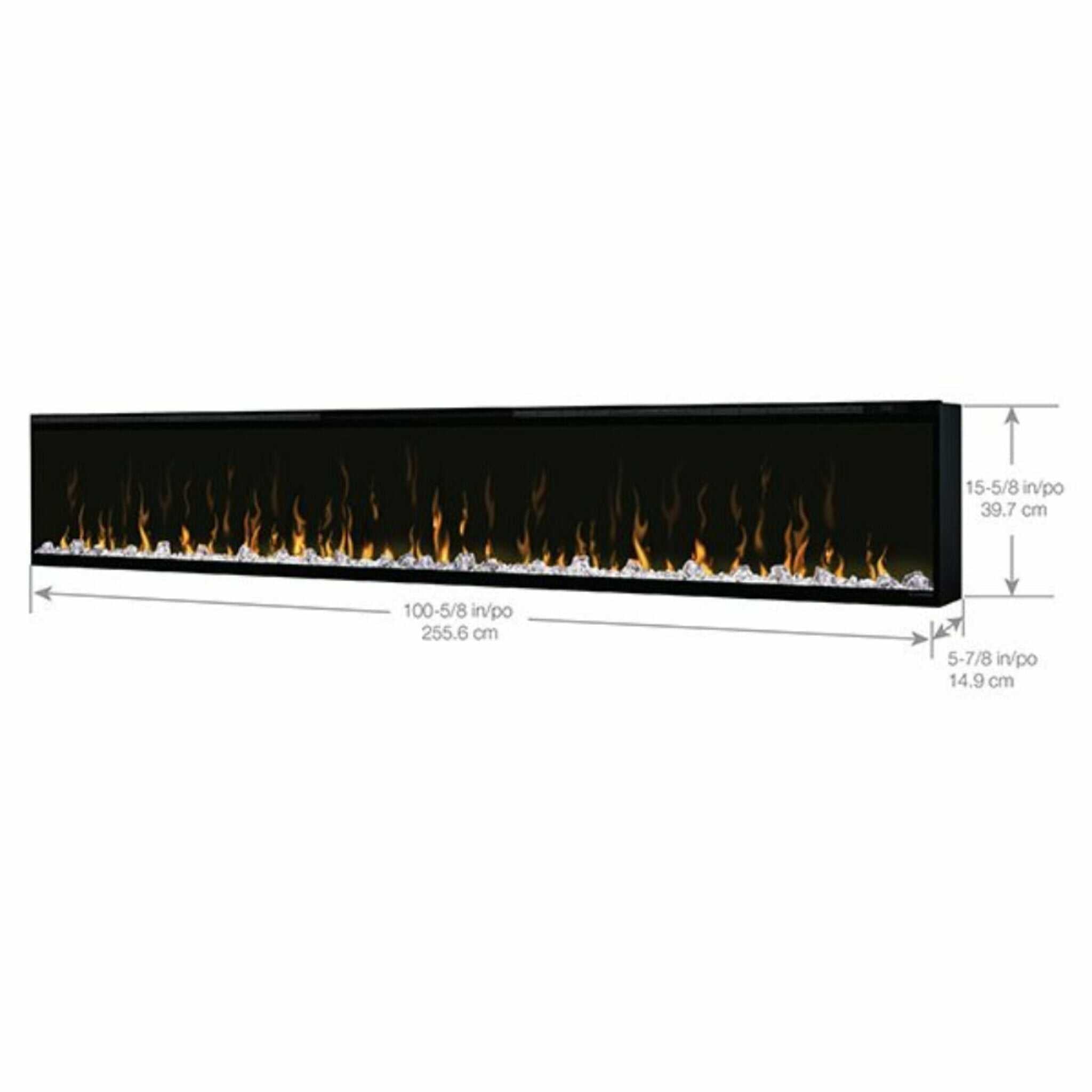 Dimplex IgniteXL 100-Inch Built-In Linear Fireplace Electric [XLF100] (SAK28479)