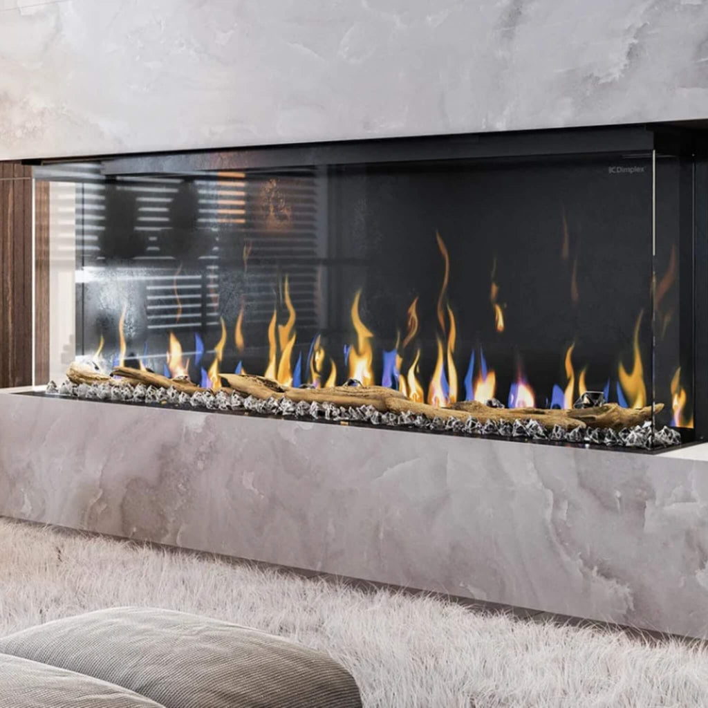 Dimplex IgniteXL Bold 60-Inch Built-In Linear Modern Electric Fireplace With Multi Colored Flames [XLF6017-XD] (SAK90413)