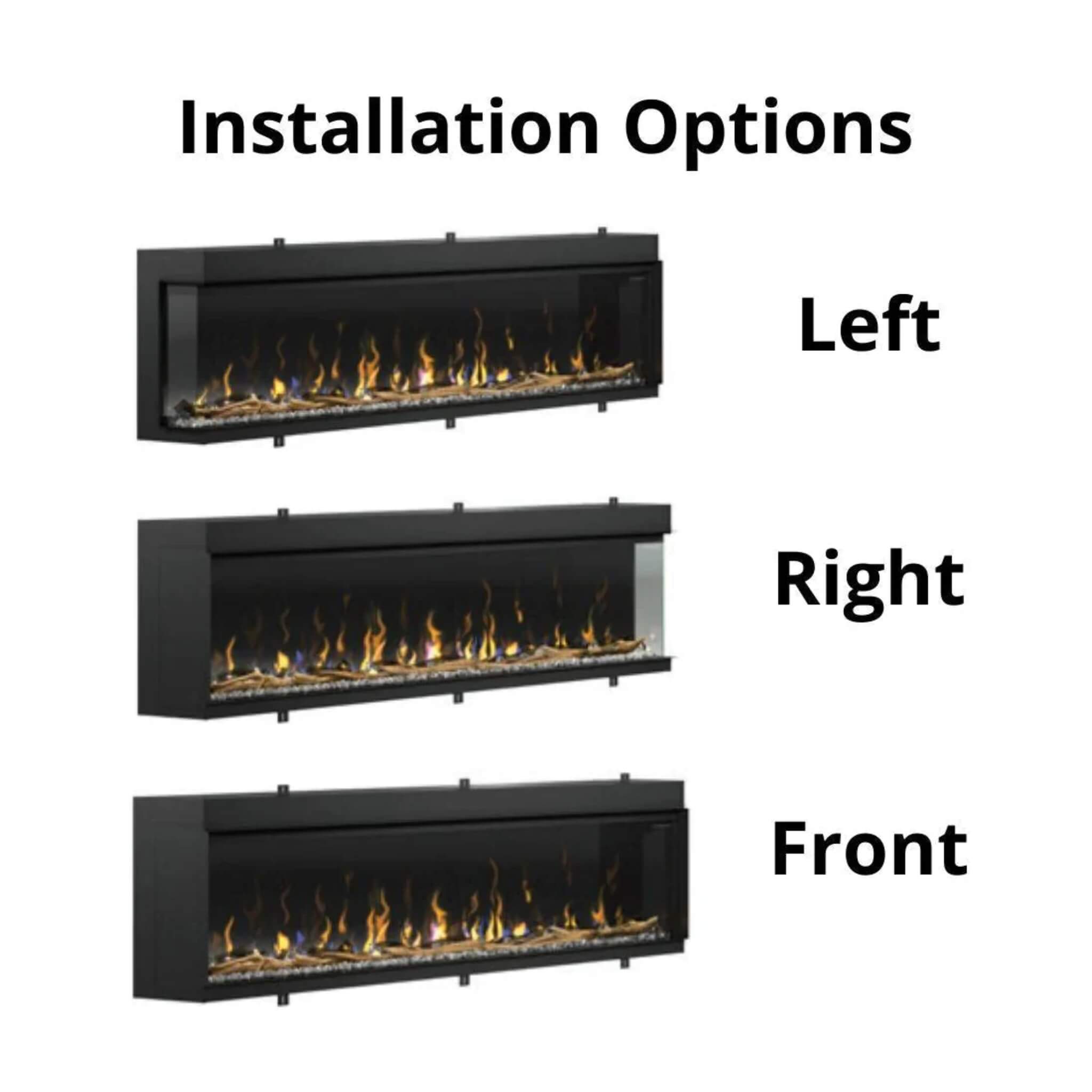 Dimplex IgniteXL Bold 60-Inch Built-In Linear Modern Electric Fireplace With Multi Colored Flames [XLF6017-XD] (SAK90413)