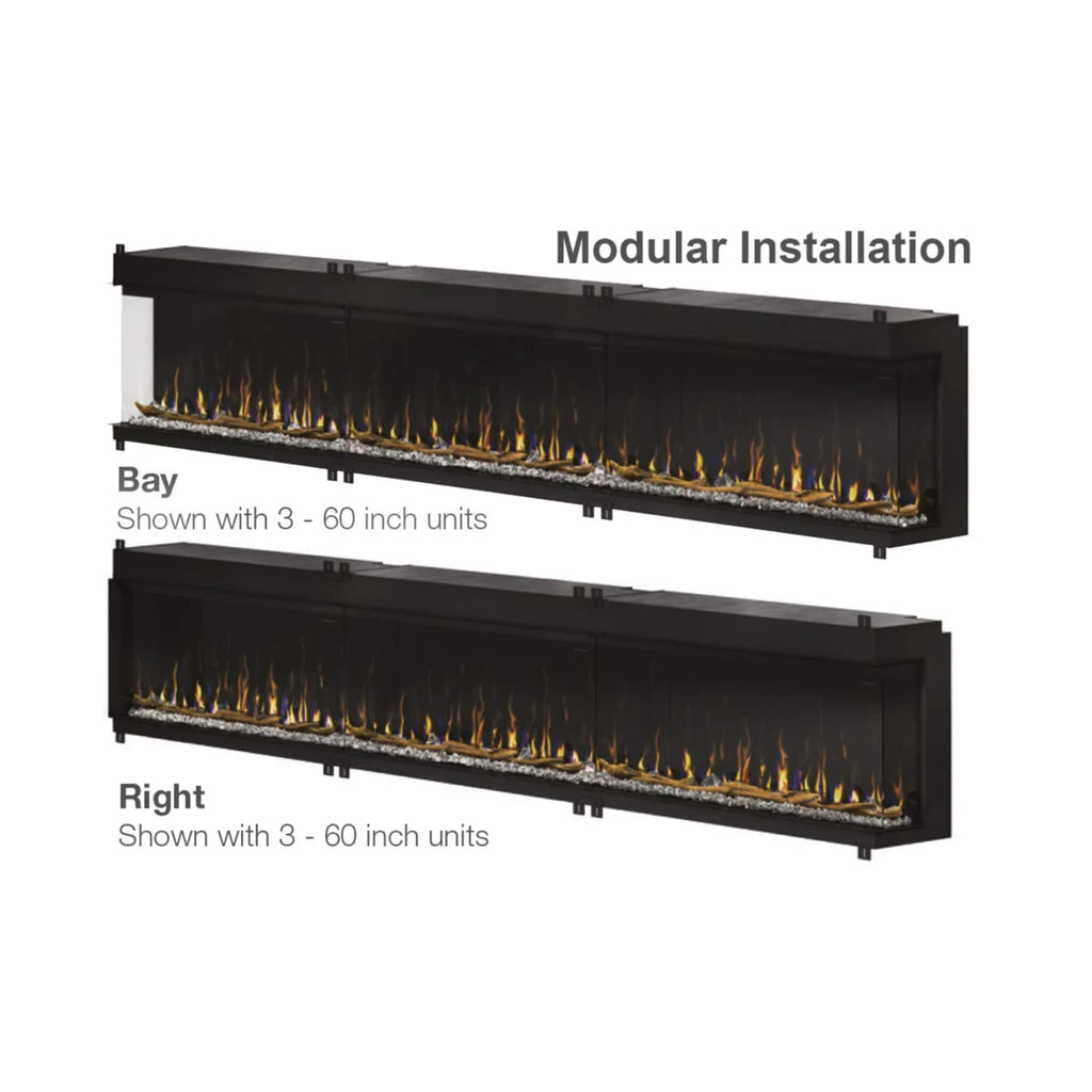 Dimplex IgniteXL Bold 100-Inch Smart Linear Multi Side View Built-In Electric Fireplace [XLF10017-XD] (SAK72359)