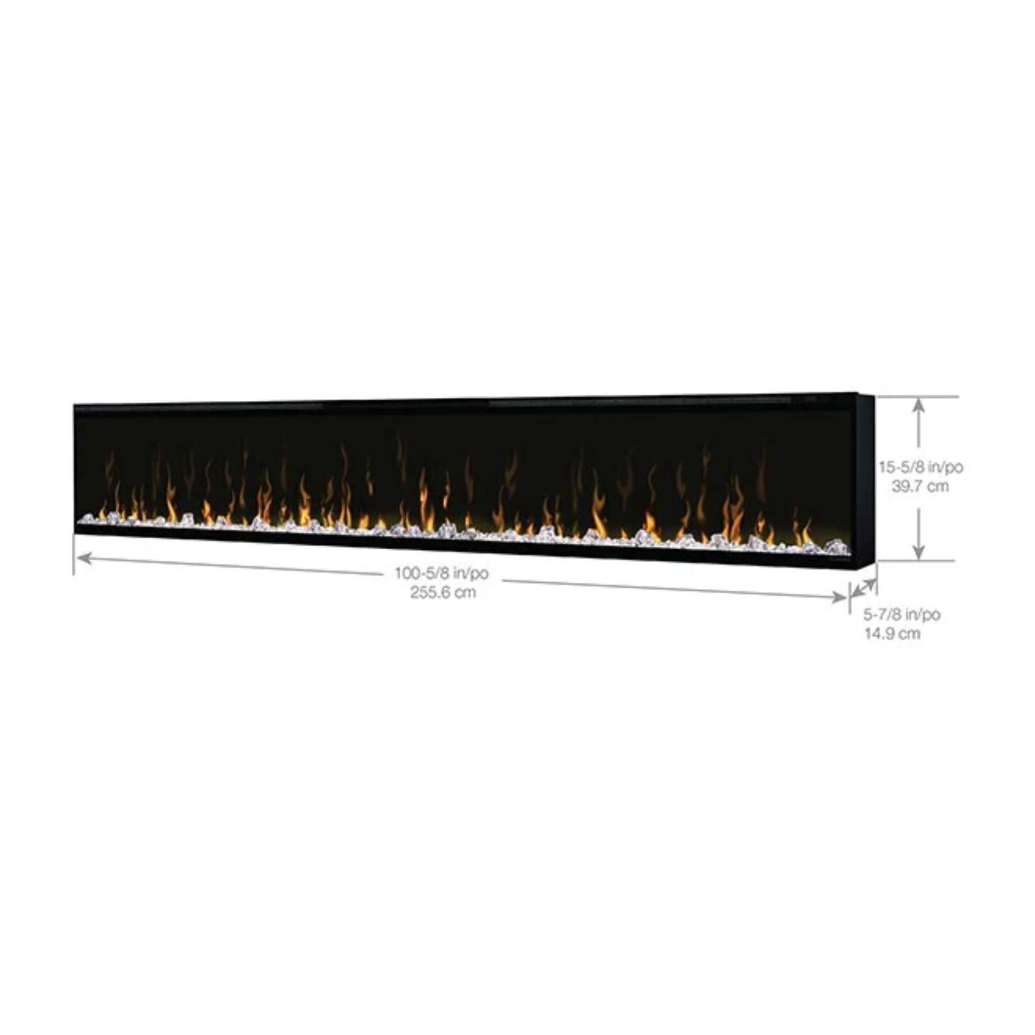 Dimplex IgniteXL 100-Inch Built-In Linear Fireplace Electric [XLF100] (SAK28479)