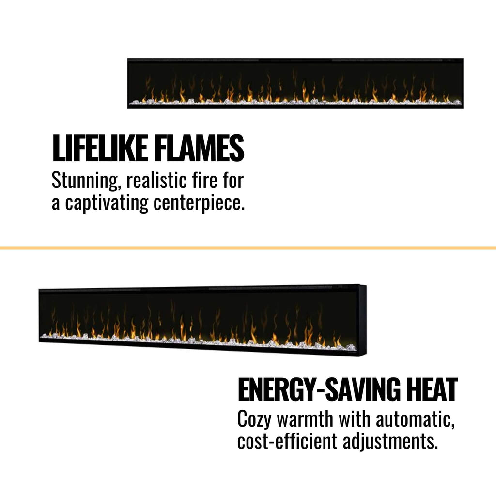 Dimplex IgniteXL 100-Inch Built-In Linear Fireplace Electric [XLF100] (SAK28479)