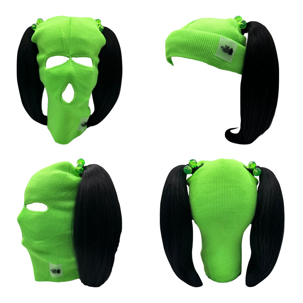 DIY Black 5-Hole Balaclava – Customizable Ski Mask for Streetwear, Winter Sports & Creative Projects