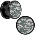 Digital Camo Print Black Anodized Screw Fit Plug Set 1/2