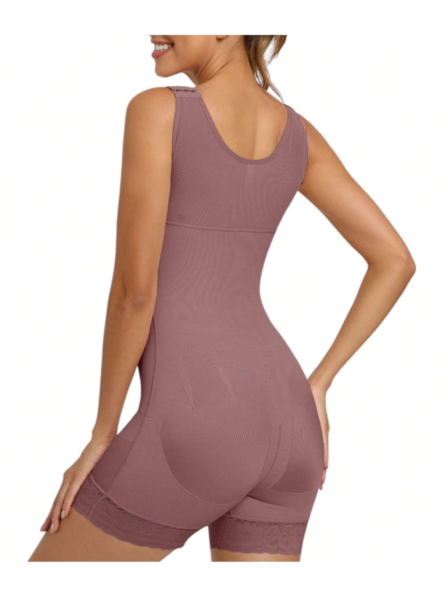 Fajas Colombianas Full Body Shaper with Zipper – Tummy Control & Butt Lift