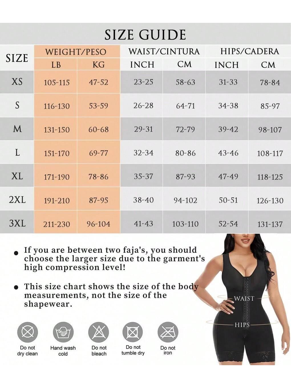 Fajas Colombianas Full Body Shaper with Zipper – Tummy Control & Butt Lift