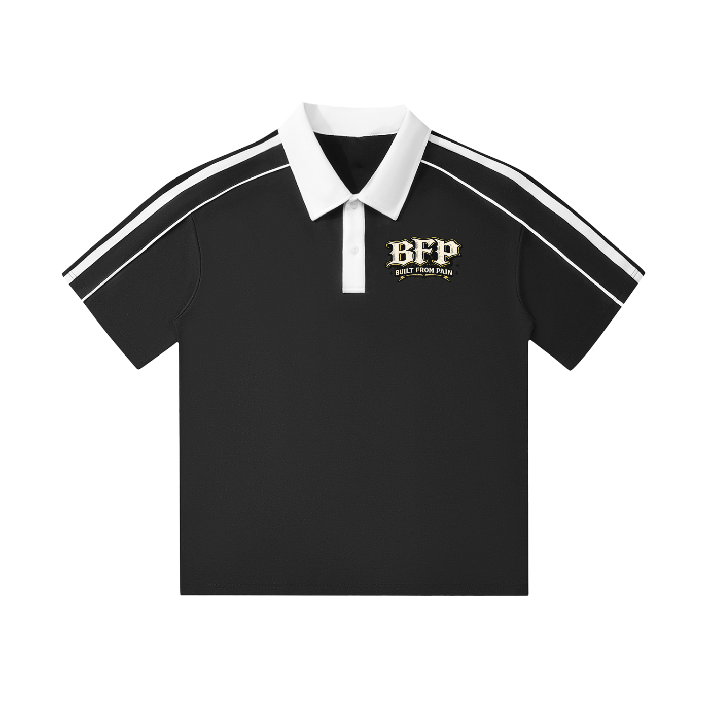 BFP Contrast Collar Short-Sleeve Polo Shirt