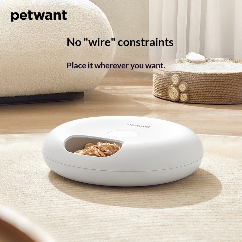 Smart App-Remote Freeze-Dried Snack Can Cat Automatic Feeder