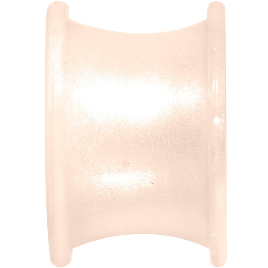 Thin Flexible Peach Silicone Tunnel Plug Set 11mm to 25mm