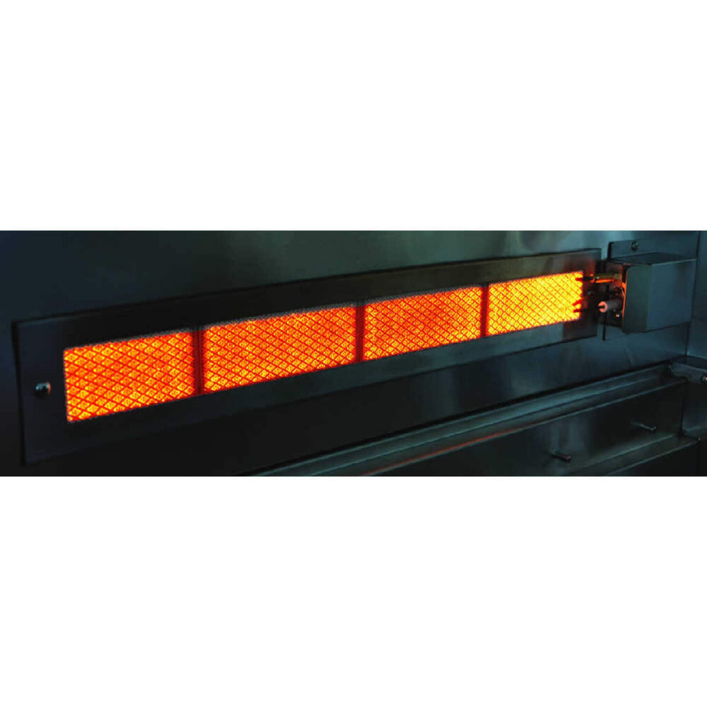 Edgestar 60K BTU 30-Inch Freestanding LED Lighting Grill And Cart With Rotisserie (SAK63985)