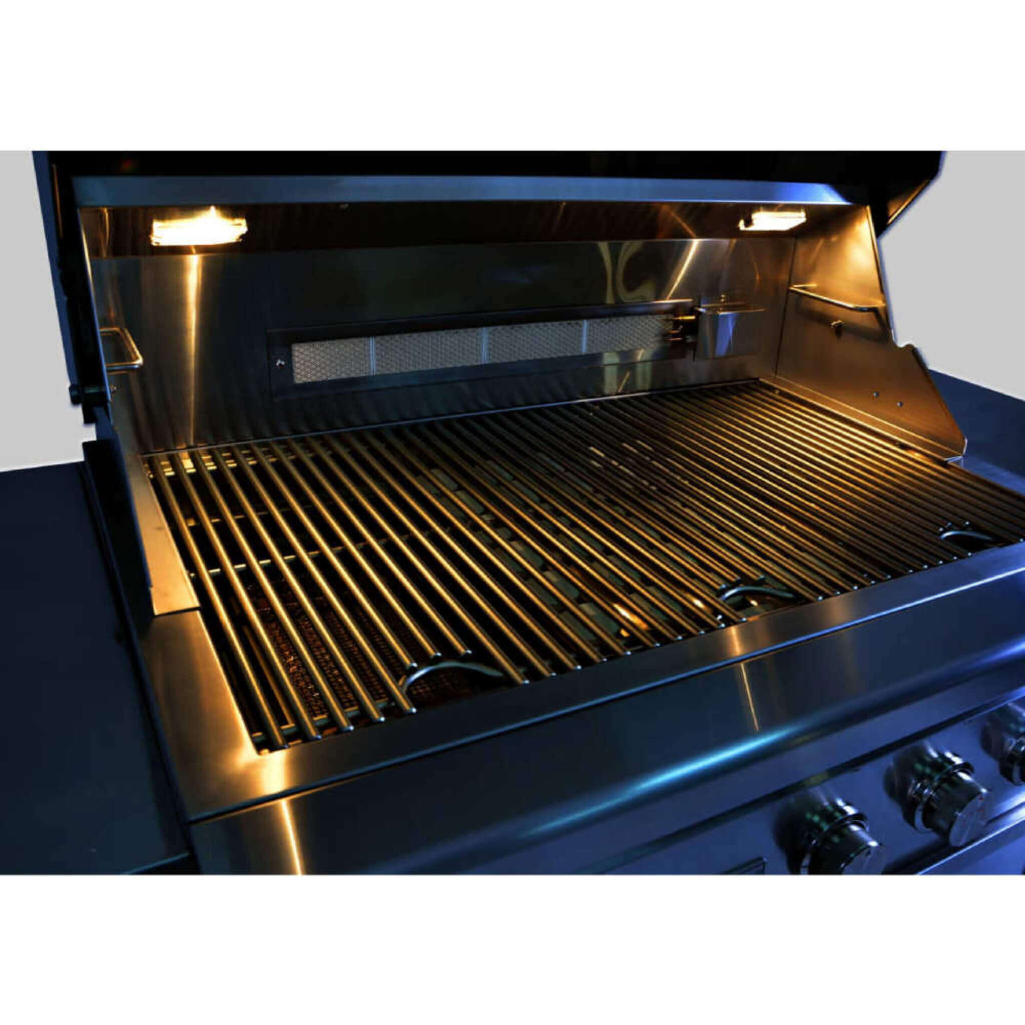 Edgestar 60K BTU 30-Inch Freestanding LED Lighting Grill And Cart With Rotisserie (SAK63985)