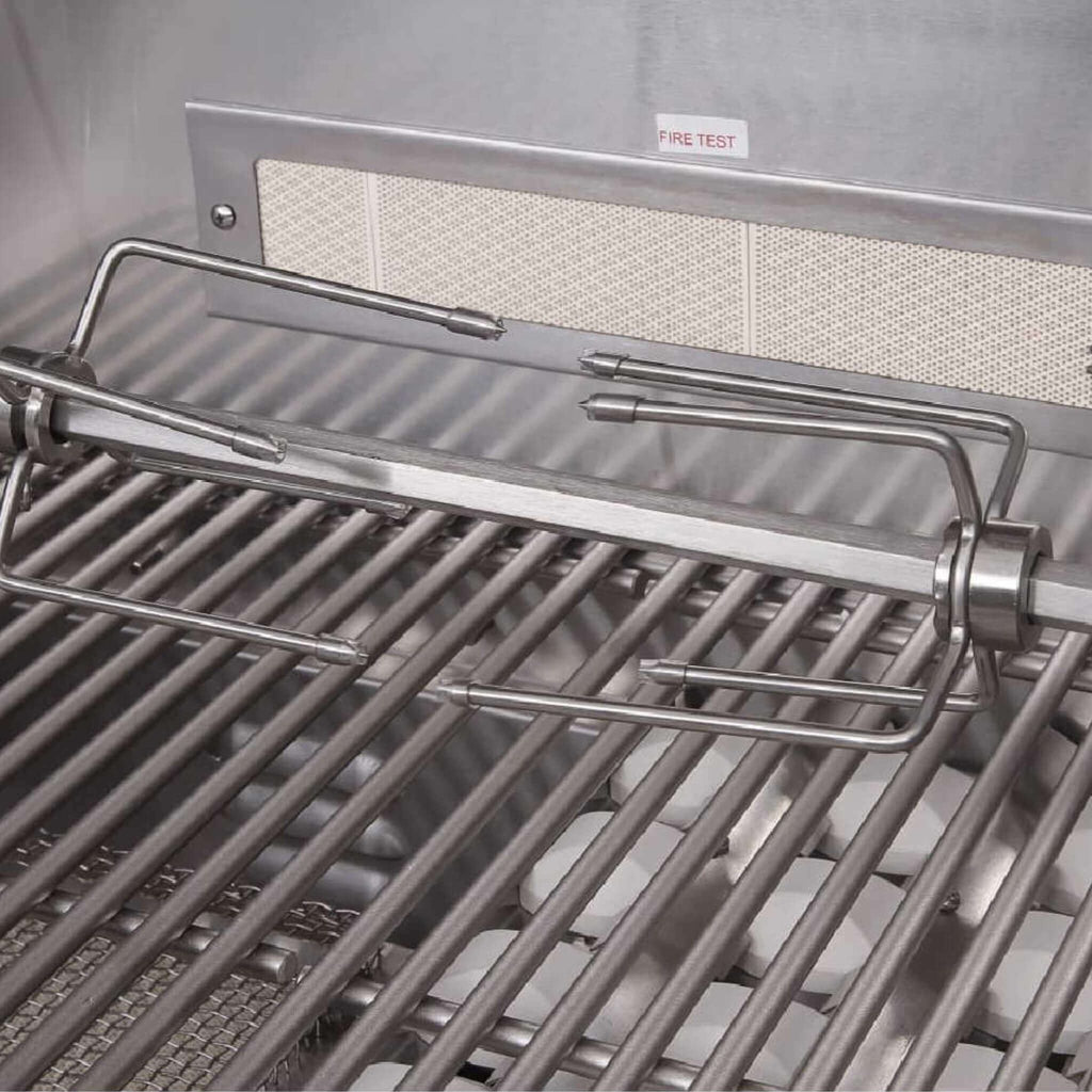 Edgestar 60K BTU 30-Inch Freestanding LED Lighting Grill And Cart With Rotisserie (SAK63985)
