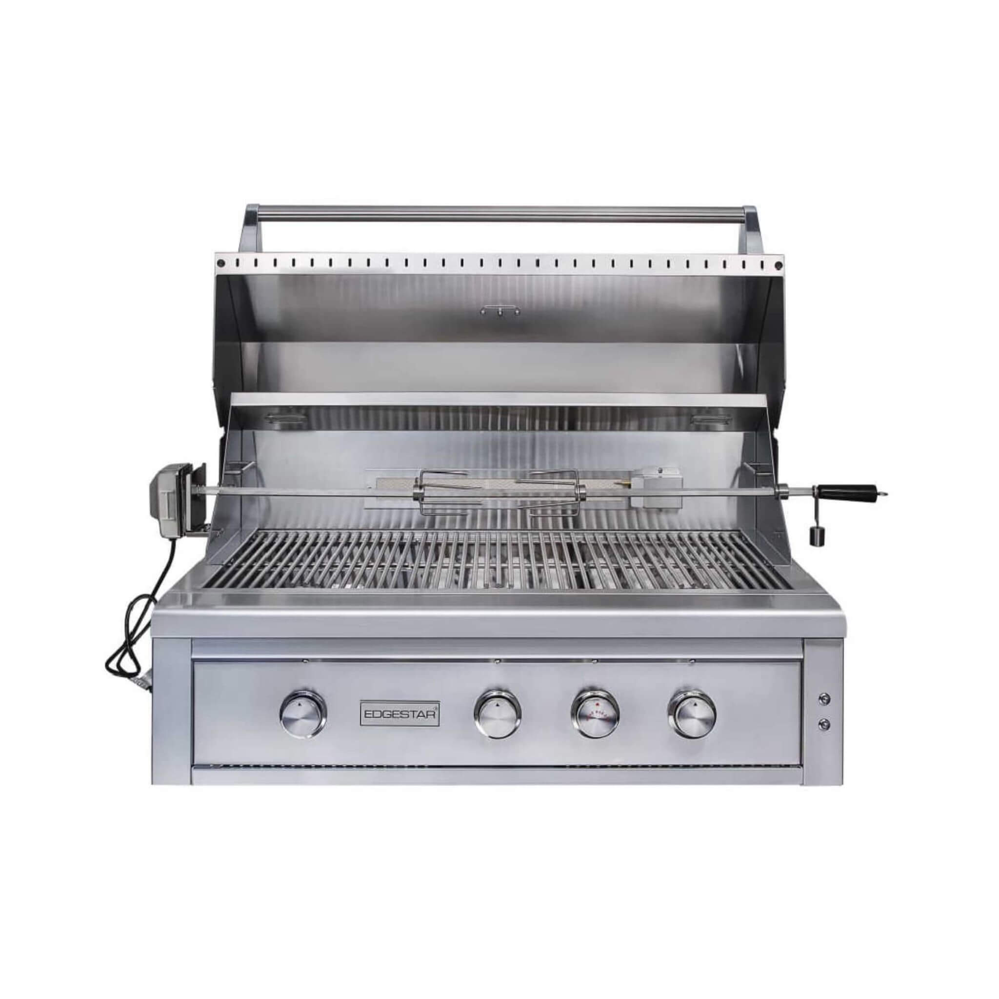 Edgestar 89K BTU 42-Inch Freestanding Grill And Cart With Rotisserie And Lighted Knobs [GRL420FS] (SAK56935)