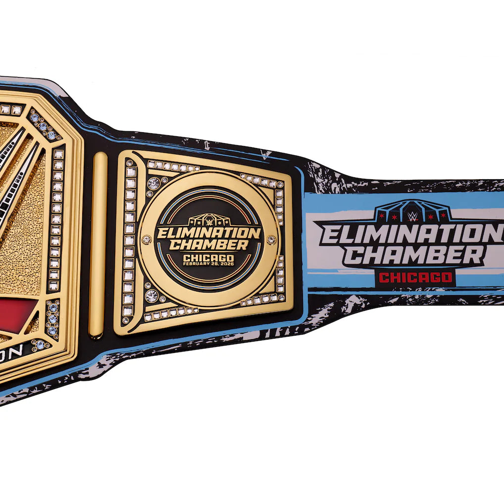 Elimination Chamber 2026 Chicago Championship Replica Title Belt