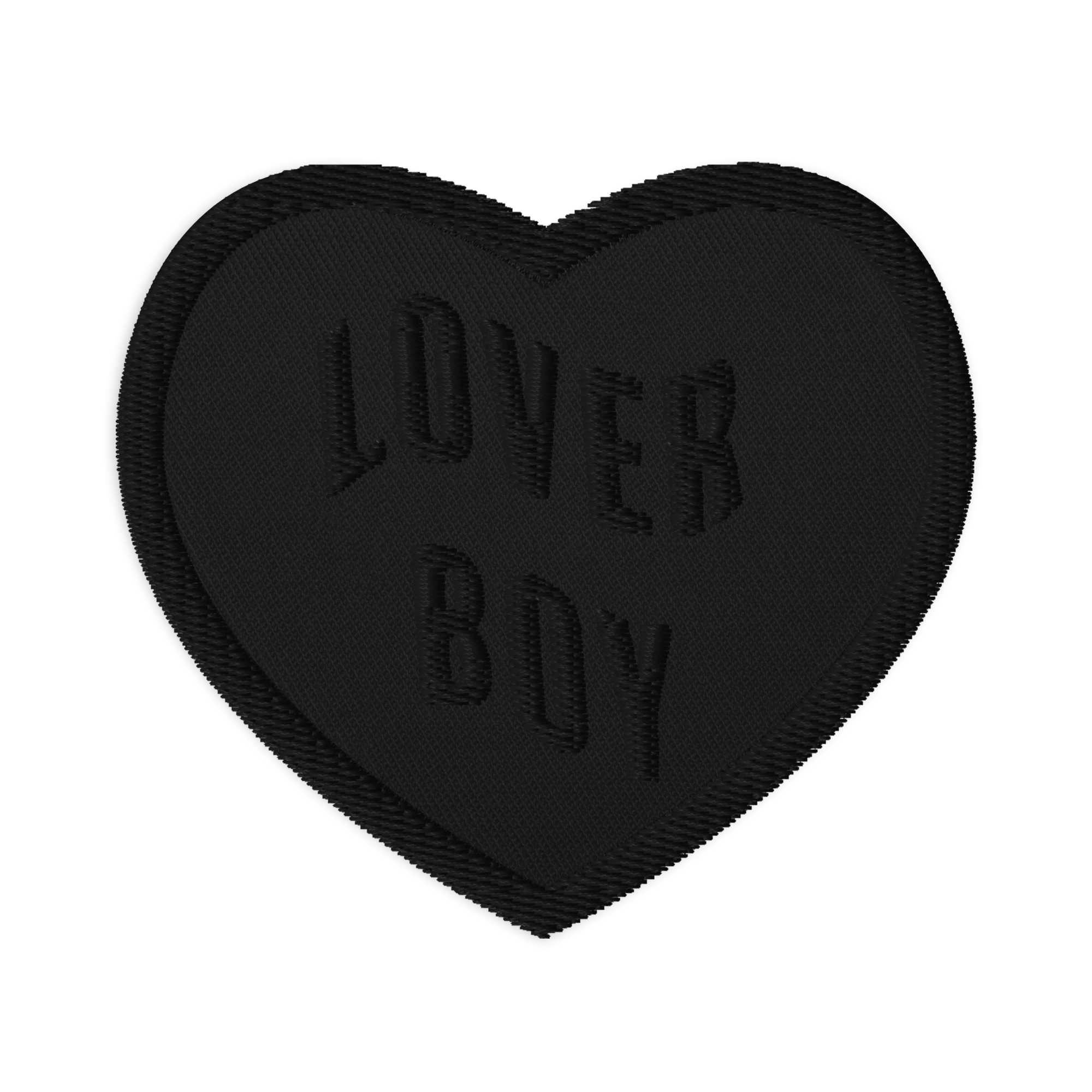 'loverboy' embroidered patch