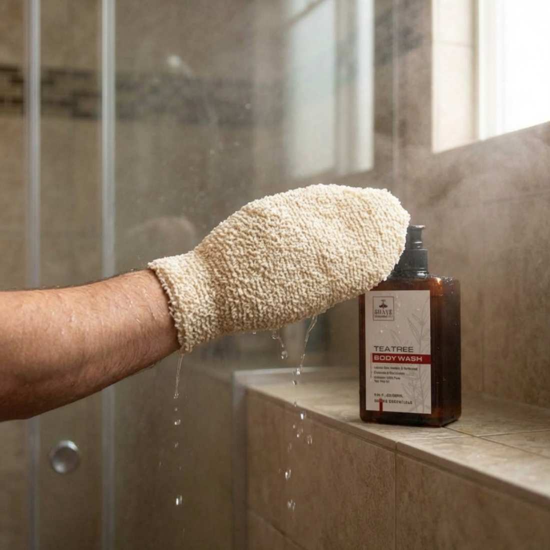 Exfoliating Shower Mitt
