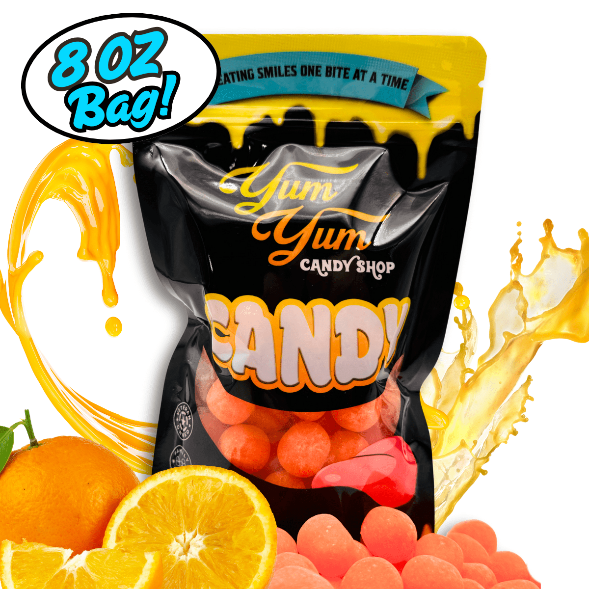 Extreme Sour Balls Candy – Cherry, Green Apple, Blue Raspberry | Yum Yum Candy Shop