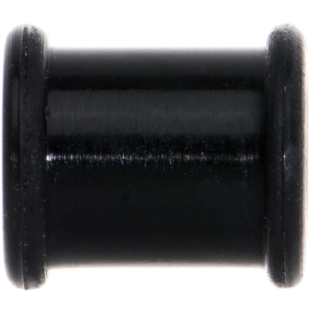 0G Flexible Black Silicone Double Flare Tunnel Plug Set