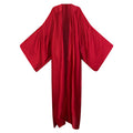 Dark Red Silk Kimono