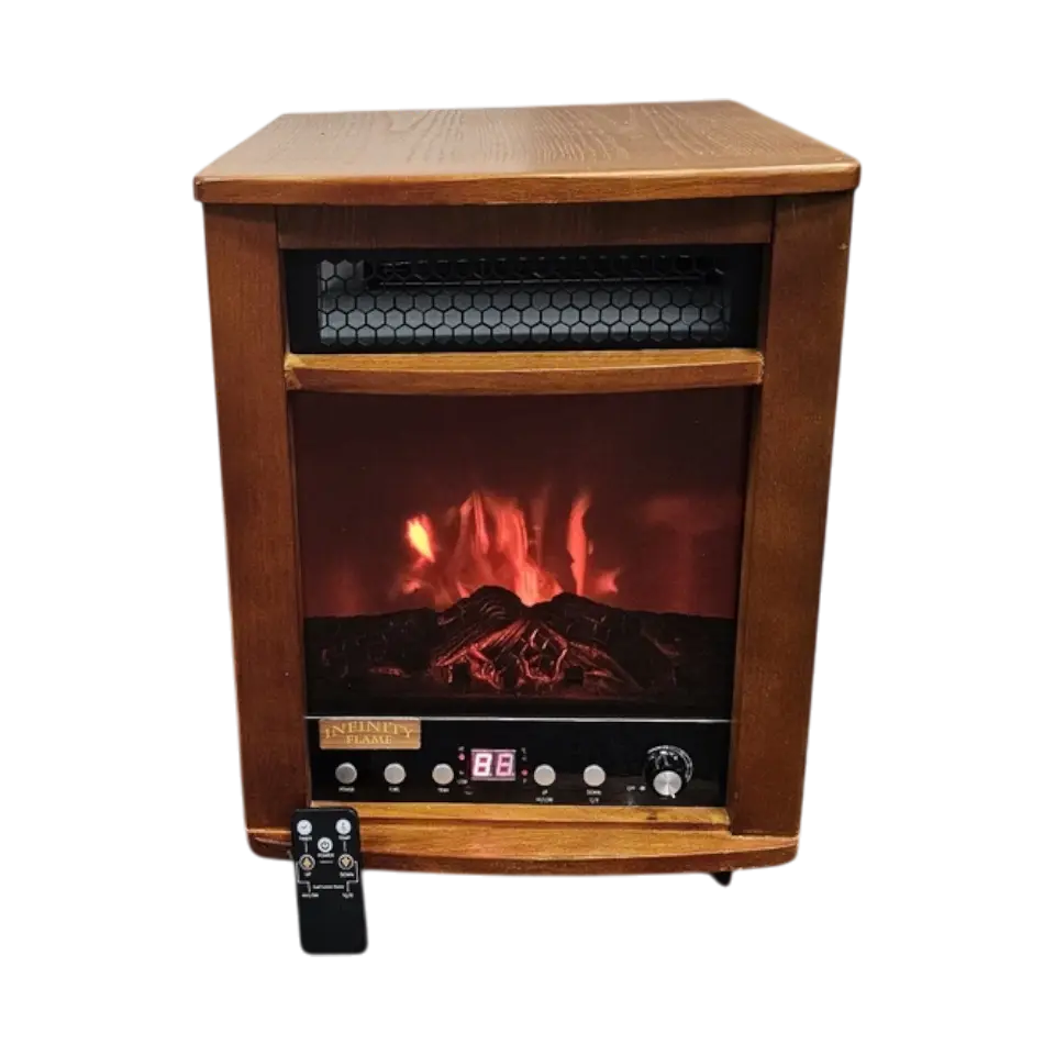 Infinity Flame Fireplace Space Heater