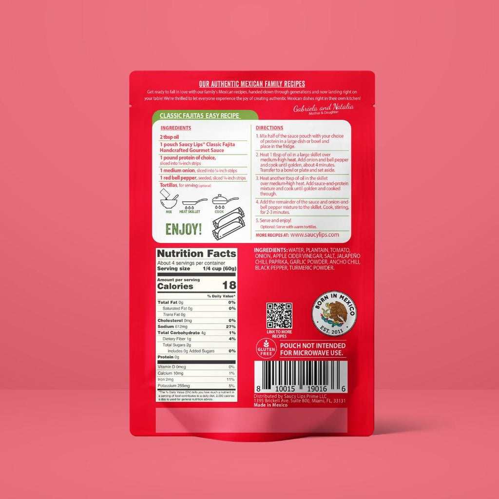 The Saucy Lips Four-Flavor Variety Pack
