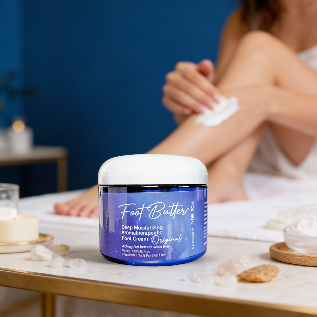 Foot Butter Travel Set – Mini Moisturizers & Pumice Scrub